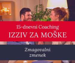 15-dnevni COACHING IZZIV za moške (Akademija)