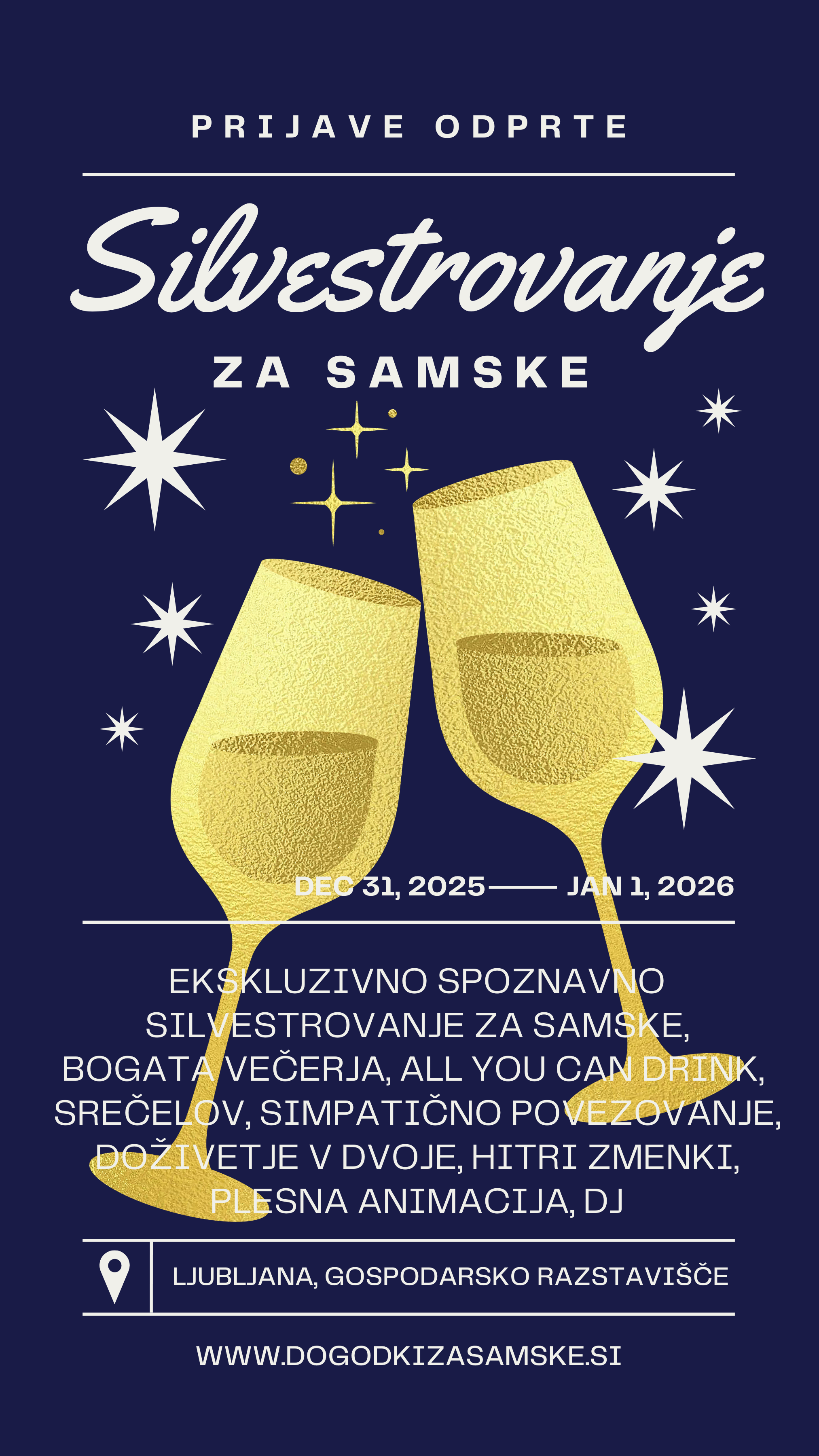 silvestrovanje za samske